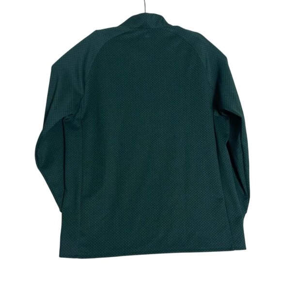 Mizzen + Main Mens Green Long Sleeve 1/4 Zip Casual Pullover Sweater Shirt Large - Picture 2 of 6